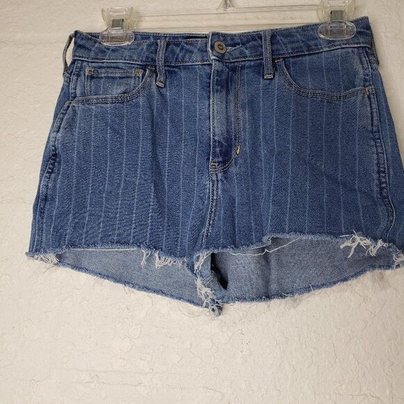 Hollister High-Rise Mom Denim Jean Shorts 28 - Picture 2 of 13